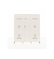 Arges Gardrop 12 Raflı 4 Çekmeceli 2 Askılı 220x30x243 Aytaşı-Aytaşı