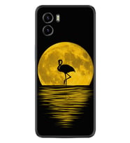 Vivo Y15S Y32 Y33S Y51 Y53S Kılıf Desemli Silikon Ay ve Flamingo 1775