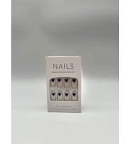 RBS KOZMETİK NAILS MAVİ KALPLİ 24 LÜ TAKMA TIRNAK