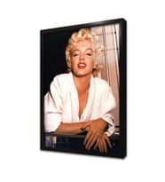 Marilyn Monroe Çerçeveli Cam Tablo