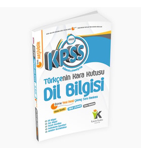 KPSS Türkçenin Kara Kutusu DİL BİLGİSİ Konu Özetli Dijital Çözümlü Çıkmış Soru B (Beyaz)