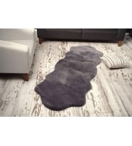 Tappeto Rex Dekoratif Post Peluş Antrasit