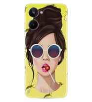 11 Pro Kılıf Resimli Desenli Baskılı Silikon Lollipop Woman 1416