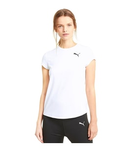 Puma 586857-02 Active Tee Kadın Beyaz Spor Tişört