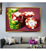 Altın Çerçeveli dekoratif tablo a604 (Gold)