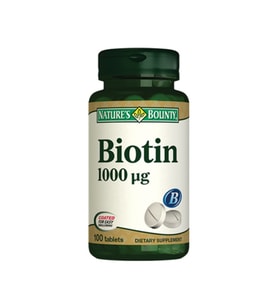 Nature's Bounty Biotin 1000 mcg 100 Tablet