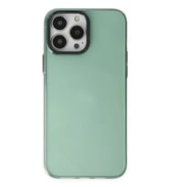 Durukar® iPhone 14 Pro Kılıf Anka PC Sert Metal Kapak - Yeşil