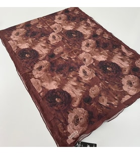 QASHKA Desenli Kraş Şal BCB0708