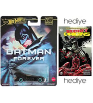 Hot Wheels Premium - Batman Forever (1/64) Batman Çizgi Roman Hediyeli