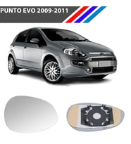 Otozet - Fiat Punto Evo Sol Dış Ayna Camı Sürücü Tarafı Mekanik Tip 2009-2011