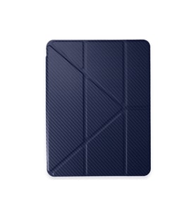 iPad Air 4 10.9 inç Uyumlu Renkli Karbon Trifolding Kalem Bölmeli Tablet Kılıfı