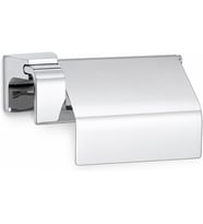 Banyo F1 Model Lüx Krom Kapaklı Tuvalet Kağıdı Askısı, Montajlı Metal WC Kağıtlık, Parlak Krom Banyo Aksesuarı, Duvara Vidalı Tuvalet Kağıtlığı, 5 Yıl Garantili