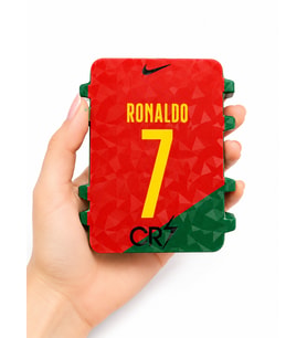 CR7 Koleksiyon Sticker Kart Saklama Kutusu Kapaklı Düzenleyici Kilitli Kart Kutusu
