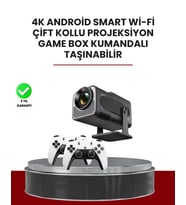 Taşınabilir Full Hd Projektör - 1 Gb Ram, 8 Gb Hafıza