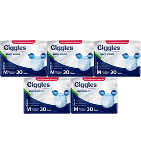 Giggles Hasta Bezi Yetişkin Emici Külot M-Orta Medium 150 Adet (5PK*30)