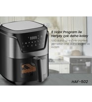 Hiking HAF-502 Digital Air Fryer 6 Litre (Hiking Türkiye Garantili)