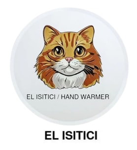 SIA 2 ADET KEDİ VE KÖPEK CEP SOBASI,EL ISITICI,SICAK SU TORBASI PVC 10x9,5cm