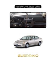 HONDA CIVIC 2000-2003TORPİDO KORUMA HALISI SİYAH KENAR