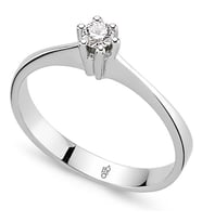 0.20 Ct Tektaş Pırlanta  Yüzük RM-0730 (Çok Renkli)