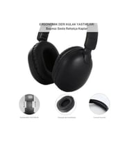 LKB05 Siyah Kablosuz 5.3 Bluetooth Uyumlu Kablosuz Kulaklık Ios Android UyumluGürültü Engelleyici Bluetooth Kulaklık – Akıllı Ekranlı, Hifi Ses Kalitesi (Standart)