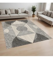 Rovigo Home Dijital Baskı Yıkanabilir Kaymaz Taban Salon Halısı Ve Yolluk RV023-FNL278 (Bej)