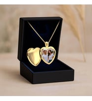 Fotoğraflı Kolye, Sevgiliye Hediye, doğum günü hediyesi, yıldönümü hediyesi (Rose Gold Altın)