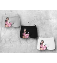 BK Gift Kişiye Özel 3 Adet Karikatürlü Eğlenceli Erkek Boxer Seti, Yıl Dönümü/ Doğum Günü / Sevgililer Günü Hediyeleri, Ona Özel Hediye, Esprili Hediye-3