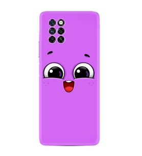 Infinix Note 10 Pro Kılıf Silikon Desen Özel Seri Purple Sweety 1717
