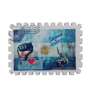 Arjantin Temalı Pul Magnet (Karışık)