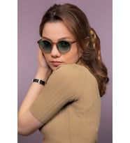 Niobe Matte Cream Green Güneş Gözlüğü