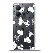 Vivo Y36 Kapak HD Renkli Dizayn Silikon Kılıf - White Dog