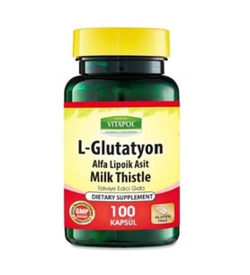 Vitapol L Glutatyon Alfa Lipolic Asit Miltistle Tablet 650 mg 100 Tablet