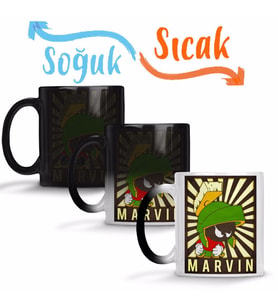 Martian Marvin Sihirli Kupa Bardak Porselen