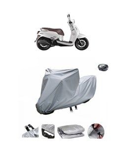 QJ VPS125  Su Geçirmez Motosiklet Brandası ARKA ÇANTA UYUMLU