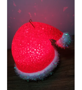 NOEL BABA ŞAPKA IŞIKLI