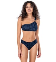 Endeep Kadın S Aksesuarlı Leopar Desenli Bikini Takımı