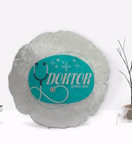 BK Gift Kişiye Özel İsimli Doktor Tasarımlı Dekoratif Kırlent Yastık-14