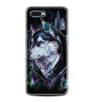Oppo A5S A15 A16 A54 A55 A73 A74 Kılıf Desemli Silikon Dog Eyes 1761