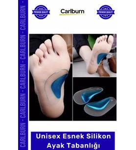 Özel Üretim İçe Basma Önleyici Düz Taban Destekleyici Ortopedik Unisex Esnek Silikon Ayak Tabanlığı