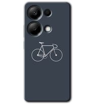 Redmi Note 13 Pro 4G Kılıf HD Desen Baskılı Kılıf - Bike