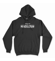 The Mandalorian Siyah Kapşonlu Sweatshirt Hoddie