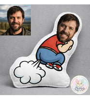 Kişiye Özel Komik Eğlenceli Şekilli Maskot Yastık 6