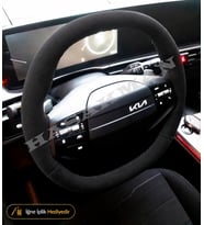 Kia Sportage NQ5 Dikme Direksiyon Kılıfı Alcantara Süet Monza Black Cool-Elegance-Prestige 2022-2026