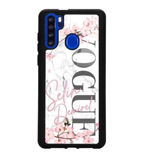 Reeder P13 Blue Max Uyumlu Mermerli Sakura Vogue Tasarımlı Glossy Telefon Kılıfı