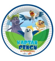 TABAK KAPTAN PENGU 23 CM PK:8-