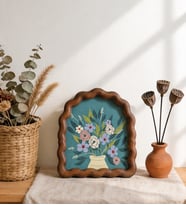 Akasya fotoğraf çerçevesi 15*20 cm, camlı çerçeve,dekoratif çerçeve
