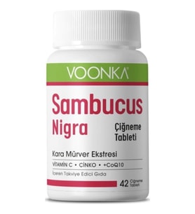 Voonka Sambucus Nigra Çiğneme 42 Tablet