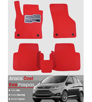 FORD C-MAX (2011-2024) Uyumlu EVA Paspas Tam Set–Araca Özel,Su Geçirmez,Hızlı ve Kolay Montaj