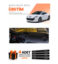 PEUGEOT RCZ (2010-2015) Uyumlu Torpido Koruma Örtüsü Oto Kılıfı - Siyah