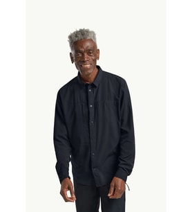 Jack Wolfskin Sierra Canyon Ls Erkek Gömlek (Lacivert)